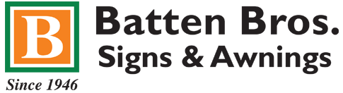 Batten Bros. Sign Advertising Logo